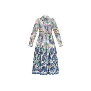 ETRO Patterned Belted Dress