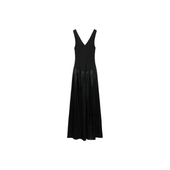 ZARA ZW Series Sleeveless Dress Women's Black