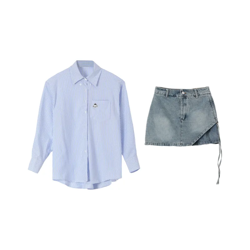 IQC Two Piece Skirt Sets Women's-0