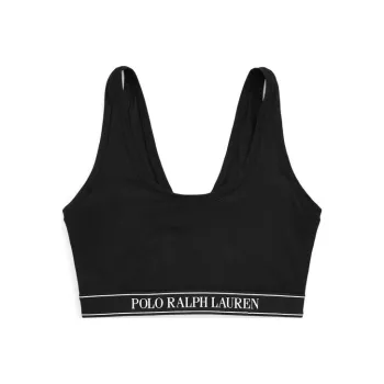 Polo Ralph Lauren FW23 Slim Fit Racerback Sport Vests Women's Black