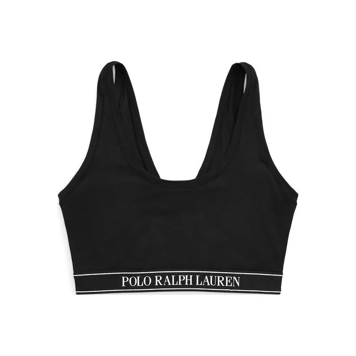 Polo Ralph Lauren FW23 Slim Fit Racerback Sport Vests Women's Black-0