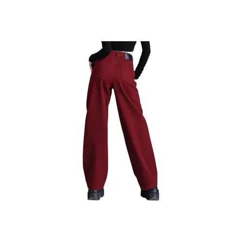 You Cow Me Pants Jeans Women's Ancora Red