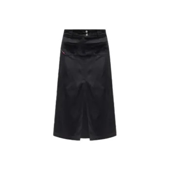 DIESEL Casual Long Skirt Women's Black