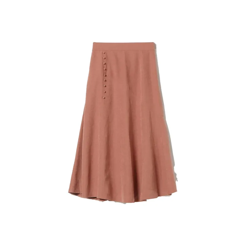 Beams Casual Long Skirts Women's Orange-0
