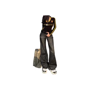 ZNZX FW24 Jeans Women's Black Gray