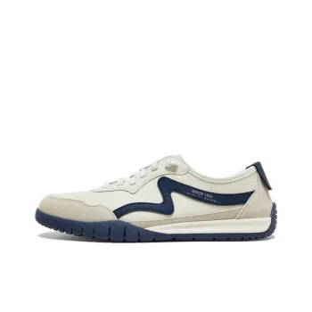 BATA Waterproof Low Top Casual Shoes Men's Beige White Blue