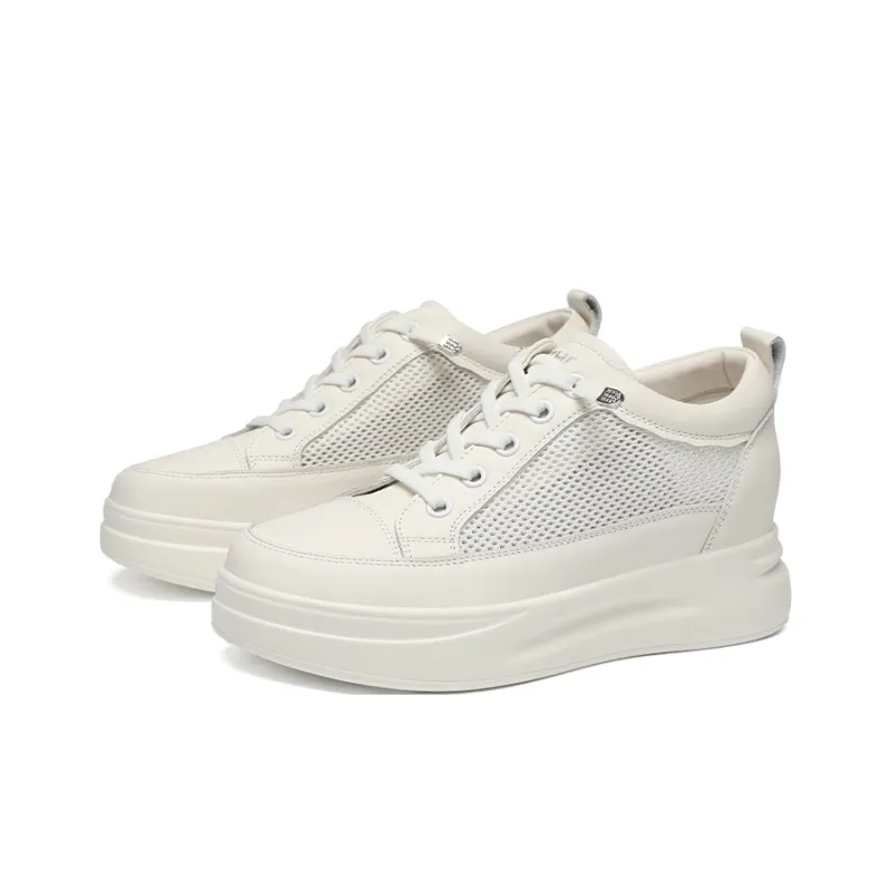 ZHR Low Top Casual Shoes Women's Beige-1