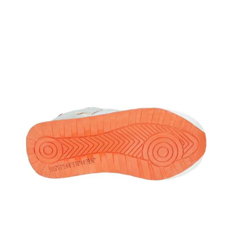 AirStep 4EVER Low Top Casual Shoes Women's White Orange-5