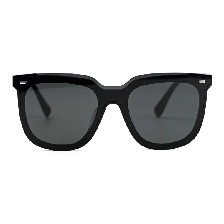 HELEN KELLER Plate Frame Square Sunglasses Unisex-1