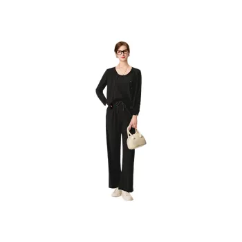 FENHONGMALI Casual Suit Women's Black