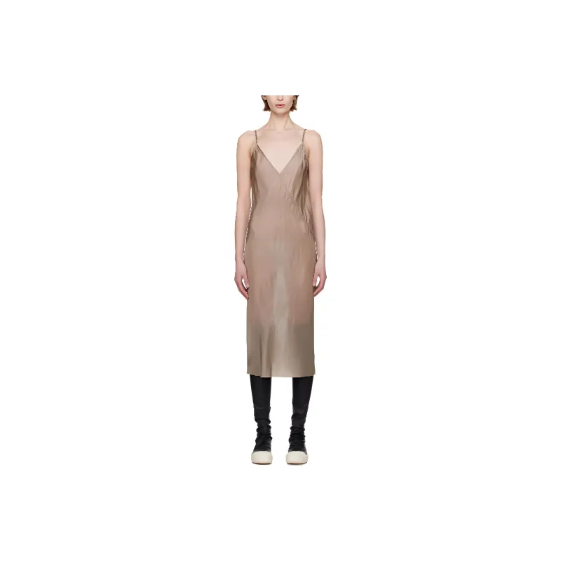 RICK OWENS/RO Slip Dress Women's Flesh-0