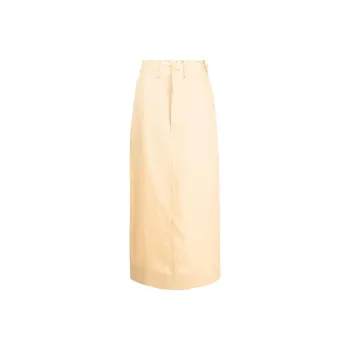 Jacquemus Casual Long Skirts Women's Yellow