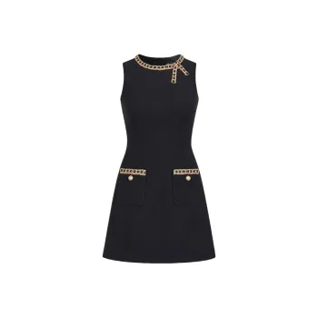 Dear Zhazha Sleeveless Dress Women's Black