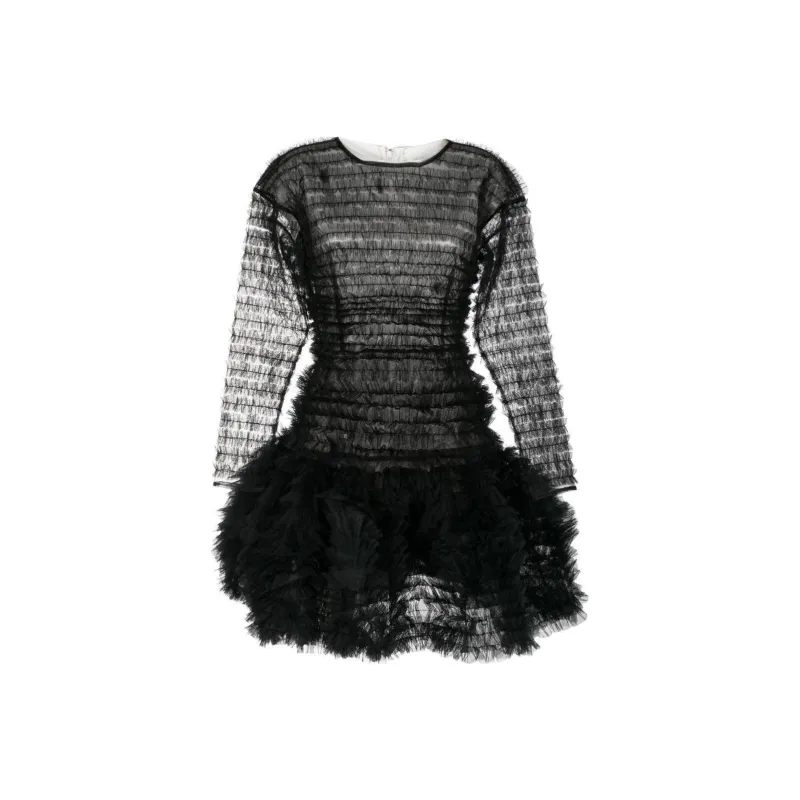 Molly Goddard Bianca Ruffled tulle Dress-0