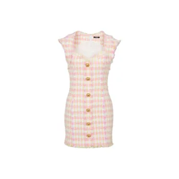 BALMAIN Miami Tweed Mini Dress