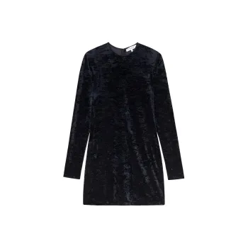FRAME Long Sleeved Dress Women's Black