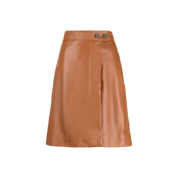 Paul Smith Casual Short Skirts Women's Dark Brown