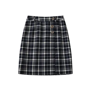 CYCLE DOCUMENT Casual Short Skirts Women's Navy Blue