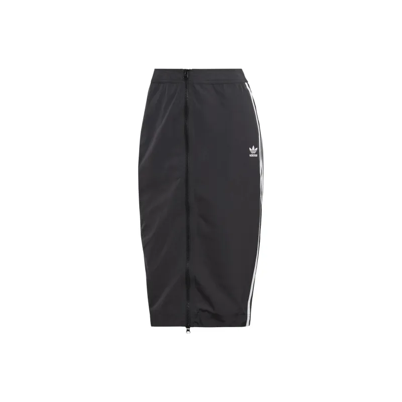 Adidas Originals Casual Long Skirts Women's Black-0