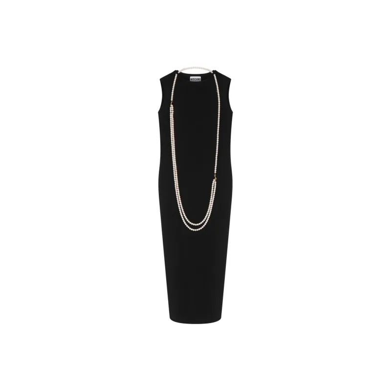 MOSCHINO Pearl embellished Midi Dress-0