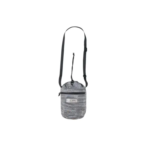 New Era Polyester Shoulder Bag Unisex Silver Gray