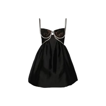 Self portrait Embellished Sleeveless Dress