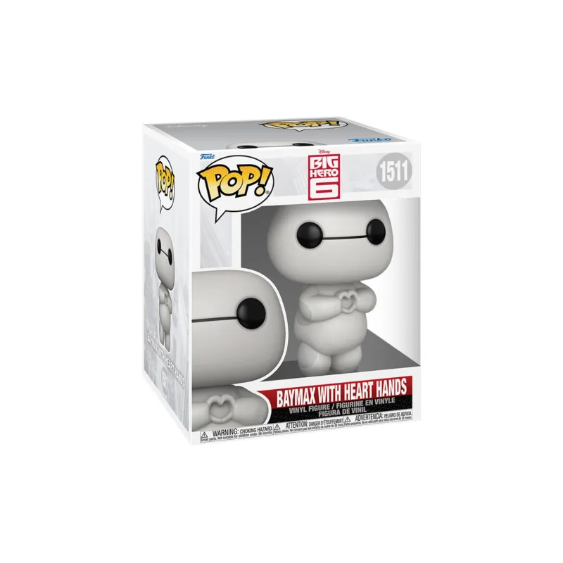 Funko Big Hero 6 Baymax, Heart Shaped Gesture Chibi Figures-1