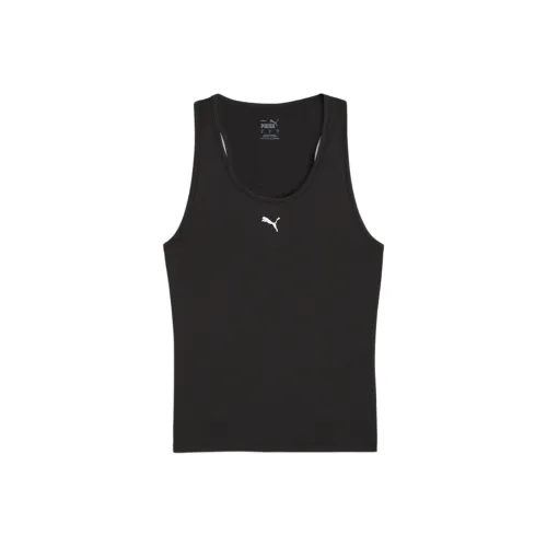 PUMA RUN CLOUDSPUN Women's Running Tank Sport Vests Women's Black