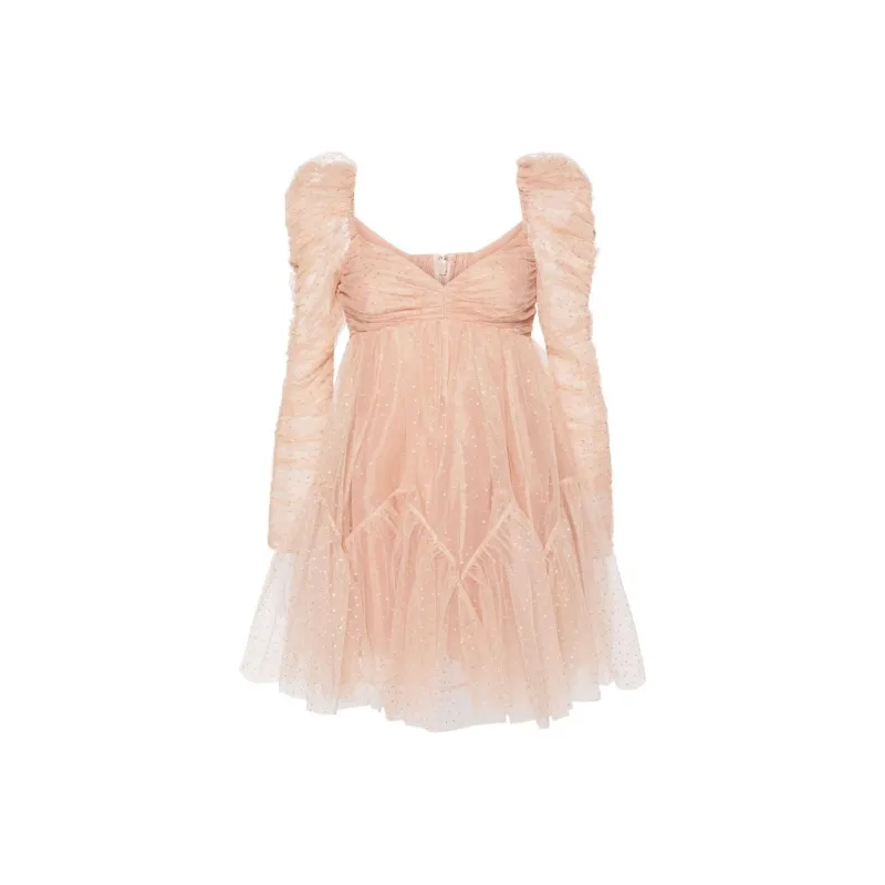 Zimmermann Polka Dot Tulle Minidress-0