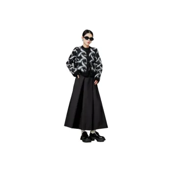 Weekly Two Piece Skirt Sets Women's Set Black