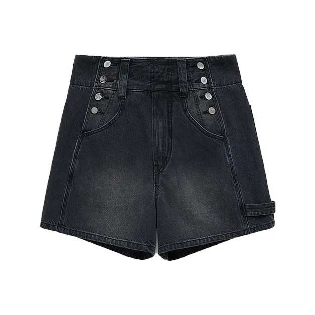 IMMI Denim Shorts Women's Black-0