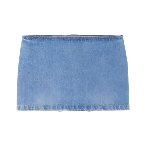 VERSACE Vintage Denim Skirt 'Medium Blue'