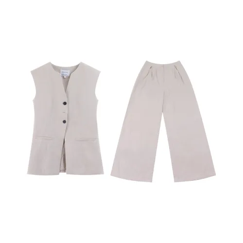 DianThia Casual Suit Women's Apricot