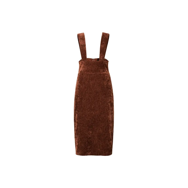 ROEYSHOUSE Slip Dress Women's Caramel-0