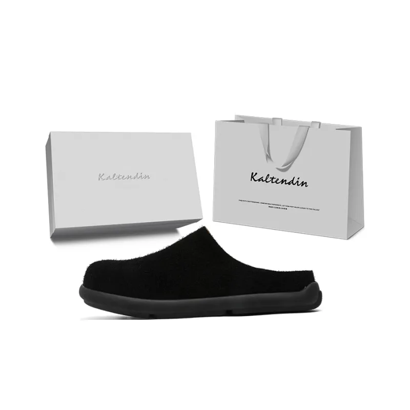 Kaltendin Rubber Sole Abrasion Resistant Slip Resistant Closed Toe Slippers Unisex-1