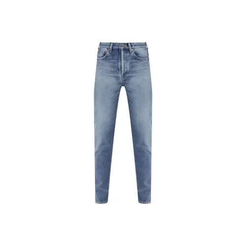 SAINT LAURENT Button Detailed Skinny Jeans