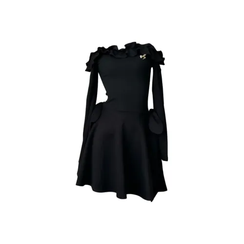 JOSR Long Sleeved Dress Women's Black