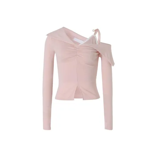 NOT english ROSE FW24 Bunny Top Set Casual Suit Women's PINK/Pink