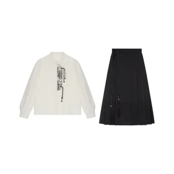 KAZAN Two Piece Skirt Sets Women's