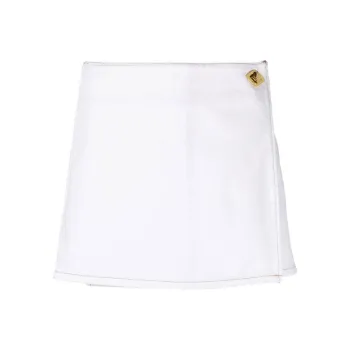 GANNI Casual Short Skirts Women's White