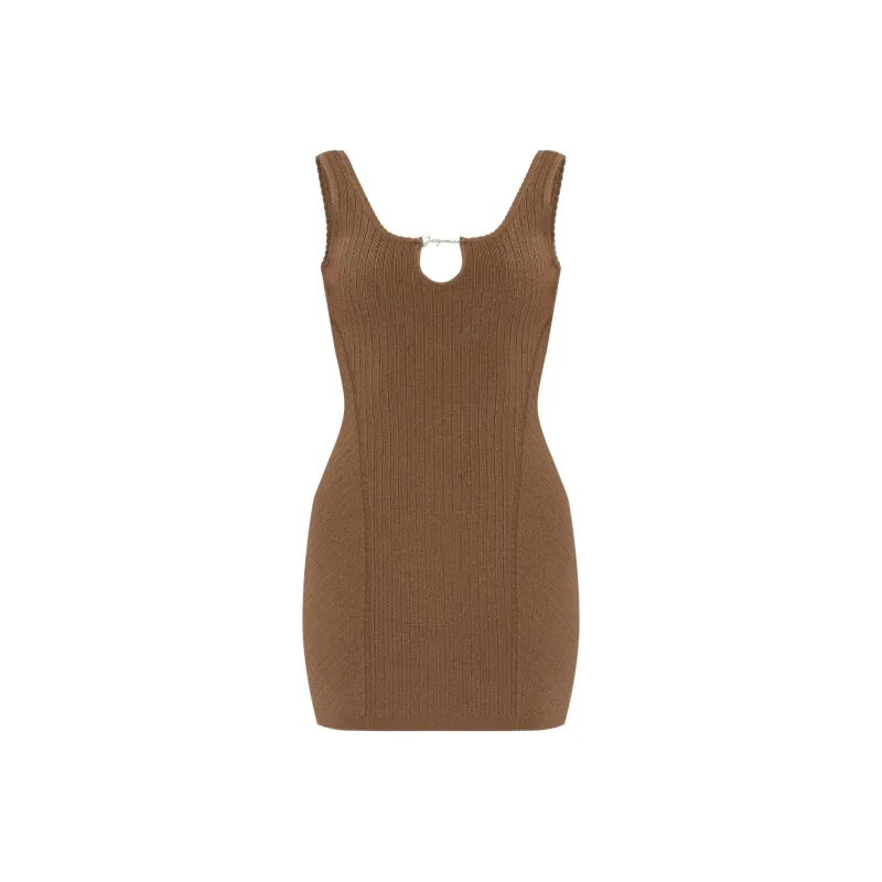 Jacquemus Scalloped Mini Dress-0