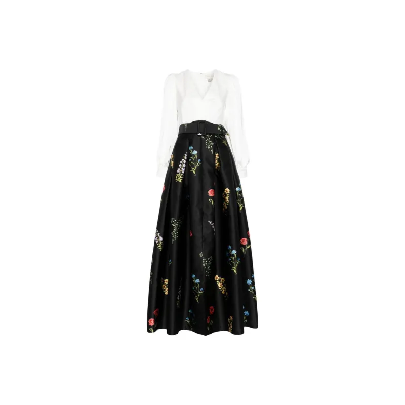 Sachin & Babi Zoe Colour block Gown-0
