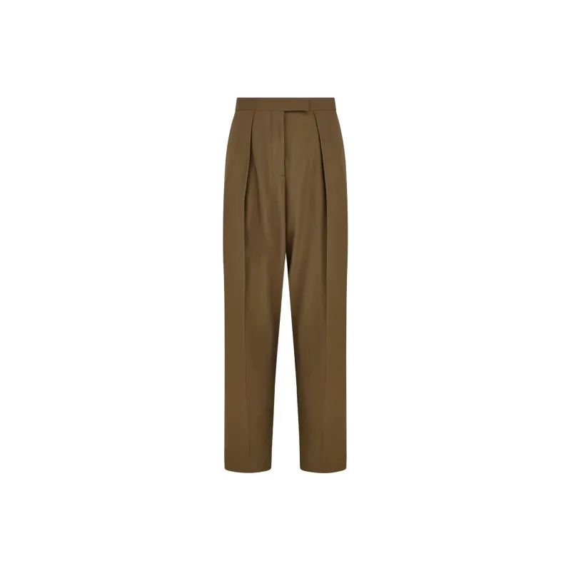 Ferragamo Pleat front Tailored Trousers-0