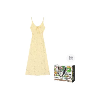 Dippanis Slip Dress Women's Yellow