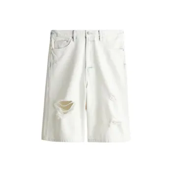H&M Denim Shorts Men White