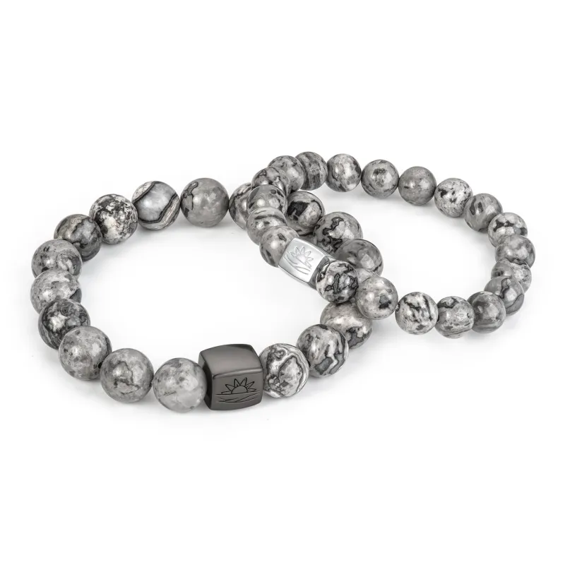 SIMPLE JOYS Map Stone Bracelets Unisex-2
