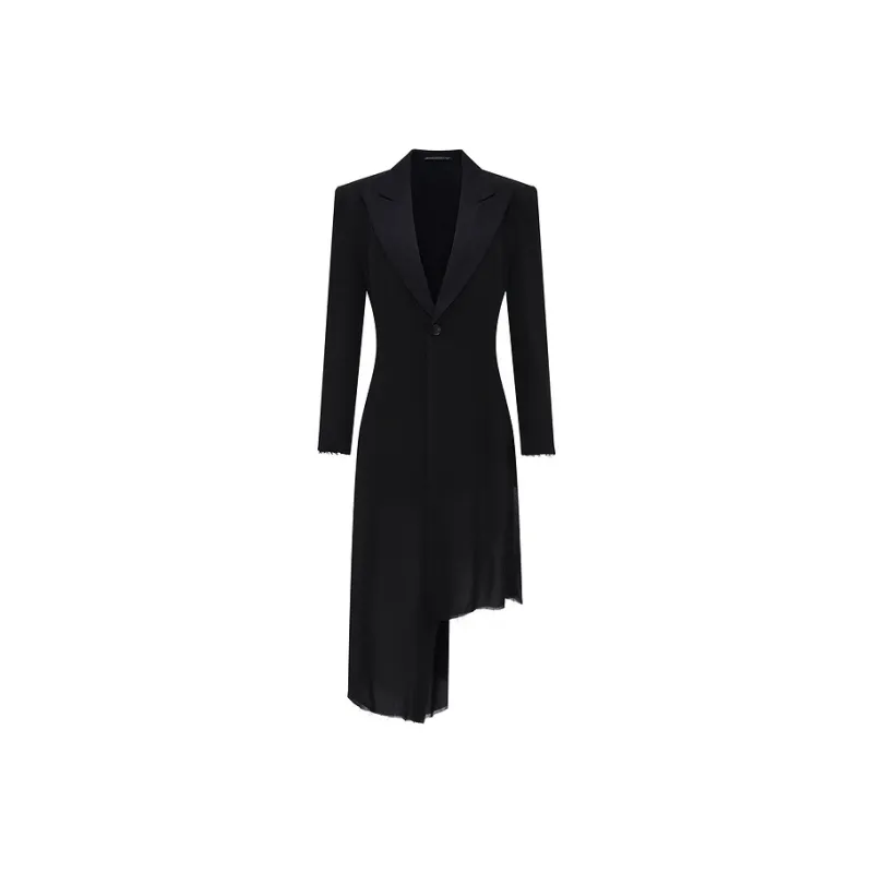 Yohji Yamamoto Coats Women's Black-0