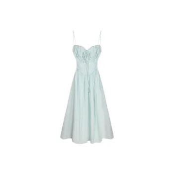 PAIN OR PLEASURE Slip Dress Women's Green