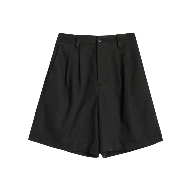 Olrain Casual Shorts Women's Black-0