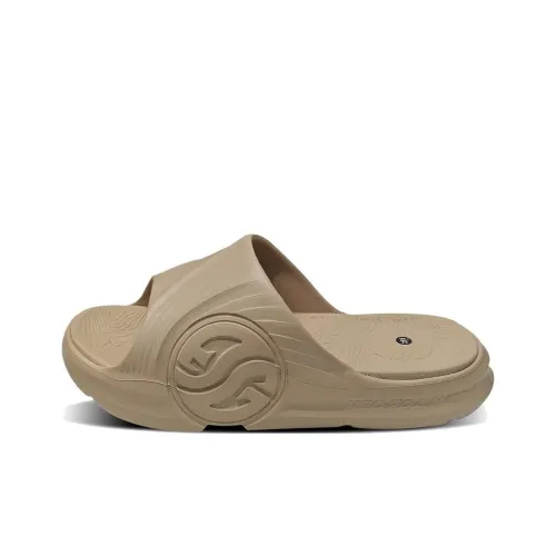 361° Slip Resistant Cushioning Slide Slippers Men's Apricot Tea Brown